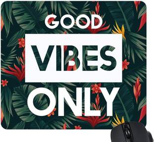 Dia MOUSE PAD, MOTIVATIONAL MOUSE PADE, GOOD VIBE MOUSE PAD, FOR COMPUTER, LAPTOP, Non Slip Base Mousepad