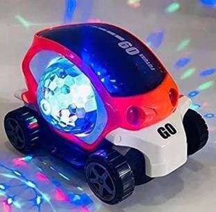Glamour 09 Future Car Stunt Car 360 Degree Rotating Toy w/ 3D Light Music & Flash Light