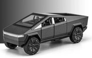 CountryLink 1:36 Tesla Cyber truck Alloy Car Model Diecasts Vehicles Toy Cars Sound Light
