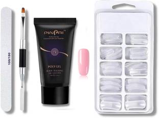 MEBSINO NAIL ART KIT, POLYGEL KIT WTH APPLICATION KIT FOR PROFESSIONAL NAIL ARTS (PINK)