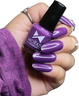 MORAZE Premium Glossy Nail Polish- 5 ML Purple Pheonix