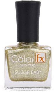 Color Fx Shimmery Matt, Nail Enamel, Gold Gel Like Finish, Non-Toxic, Non Yellowing Gold