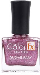 Color Fx Shimmery Matt, Nail Enamel, Pink Gel Like Finish, Non-Toxic, Non Yellowing Pink