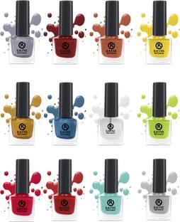 rayne Pastel Matte Nail Polish Combo Multicolor