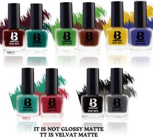 Banetion New Velmat Color Nail Polish - 01 Yellow