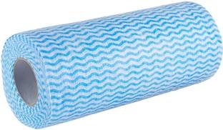 Top Trick Kitchen Tissue/ Paper Roll | Reusable and Washable Kitchen Wipes (50 Sheets) Multicolor Cloth Napkins