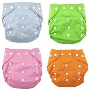 CHOTU BABYY Adjustable Quick Dry Washable Reusable Cloth Nappy For New Borns (0-36 Months)