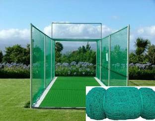 mssports Sports Nets Cricket Practice Net Ground Sports Green Colour (70*10 Feet) Cricket Net