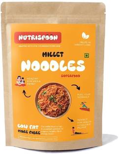 Nutrispoon Millet Noodles 100% Vegan | Whole Wheat & Multigrain | No Maida Instant Noodles Vegetarian