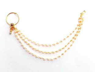 TREADEX Beads Gold-plated Plated Alloy, Brass Nathiya