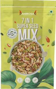 AMBROSIA 7-1Seed Trail Mix 200|Flax Pumpkin Sunflower Chia Melon White Sesame & Almonds Mixed Seeds