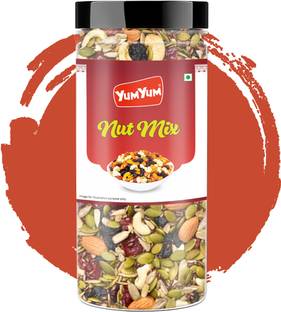 YUM YUM Premium Mixed Dry Fruits Healthy Dried Nutmix, 250g- Assorted Nuts