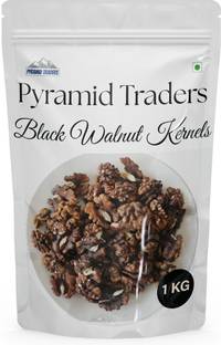 pyramid traders 1 KG Black Walnut Kernels (Akrot Giri) Walnuts