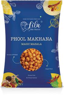 lila dry fruits Magic Masala Makhana | Flavoured Makhana | Tasty Flavoured Dry Fruit Fox Nut