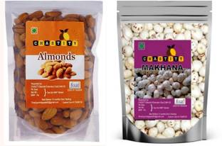 CHASTITY Dry Fruits Combo Almond, Phool Makhana Seeds(Makhana)