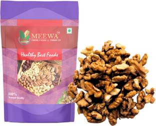 MEEWA 1Kg Walnut Quarter Kashmiri Kernels |Premium Kernels Akhrot Giri|With out Shell Walnuts