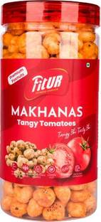 FitUR Tangy Tomato Makhana Roasted Super Delicious Crunchy Snack Fox Nut