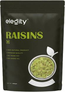 Elegity Seedless Raisins -Pouch Kishmish (500 gm)| Dried Grapes Raisins