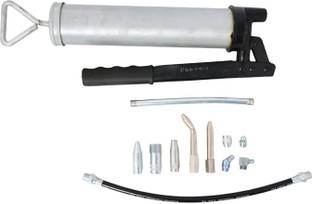 Tunir Lever type Heavy-Duty Grease Gun with 11 pcs coupling set ( Make :Gouri ) . Manual Pump