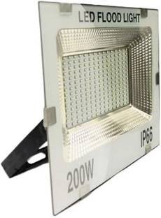 Raghav trading 200 Watt Ultra Thin Slim Ip66 LED Flood Outdoor Light Cool White Waterproof (Pack of 1) Flood Light Outdoor Lamp