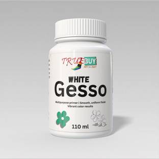 TrueBuy Artist White Gesso | Ready-to-Use Primer for Painting & DIY Projects Acrylic Primer