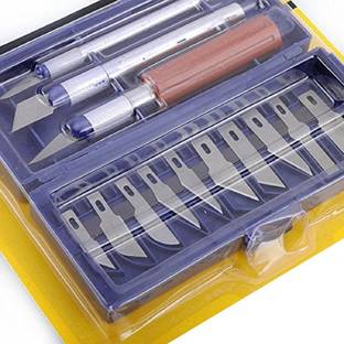 TRENDING PRODUCTS VILLA Precision Carving Razor, Pen Knife, Chisel, Engraving, Carving Tool Set Metal Grip Hand-held Paper Cutter