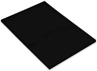 KRASHTIC Black Thin Paper A4 Blank Medium Weight 120 gsm Paper Plain A4 120 gsm Coloured Paper