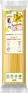 Cook Garden 100% Semolina Durum Wheat | No Maida | Rich in Calcium & Protein Spaghetti Pasta