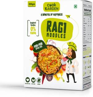 Cook Garden Ragi Noodles Peri Peri Spice Mix | Maida Free | Healthy Meal Spaghetti Pasta