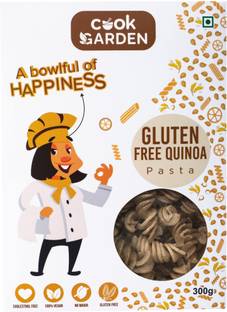 Cook Garden Quinoa Pasta 300g, Gluten Free, Fusilli Pasta, Rich in Calcium & Protein Pasta Fusilli Pasta