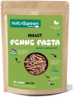 Nutrispoon Millet Penne Pasta 100% Vegan | Whole Wheat & Multigrain | No Maida Pasta