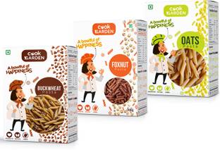 Cook Garden Buckwheat, Oats & Foxnut |No Maida|Vegan|High Protein & Fiber Penne Pasta