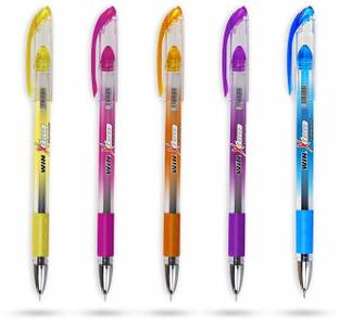 Win X-Ten Ball Pens | 60 Pcs Blue Ink with 10 free Refills | Free Jumbo Refills | Long Lasting Pens | Ideal for Students | Comfortable Rubber Grip | Perfect Pens for Exams | Budget Friendly Stick Ball Pen