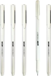 Win Connect 30 Black Pens | 0.7 mm Tip | Smooth Writing | Pens for Students | Stick Ball Pen