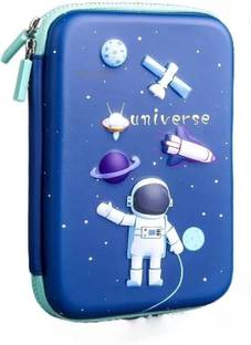 AR Jouiet Mansion Space Theme 3D Big Pencil Case Pouch School Stationery Large Capacity Big Pouch 3D Art EVA Pencil Box