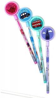 YEF Pack of 6 Designer Game Bullet Pencils Pencil