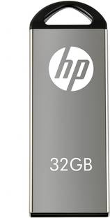 HP METAL 220 32 GB Pen Drive Compatible with Television, Audio Player, Laptop, Desktop Computer, Gaming Console, Netbook USB 3.0, USB 2.0 Metal Case