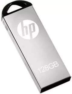 HP MT v220w 128 GB Pen Drive Compatible with Laptop, Audio Player, Laptop USB 2.0 Metal Case