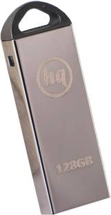 Hq USB 2.0 FLASH DRIVE 128GB PEN DRIVE 128 GB Pen Drive Compatible with Audio Player, Desktop Computer, Gaming Console, Laptop, Mobile, Netbook, Tablet, Television USB 2.0 Metal Case
