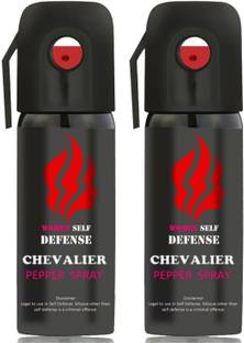 CHEVALIER Strong Pepper Spray for Women/Men Self Defence, Pack of 2 Pepper Stream Spray