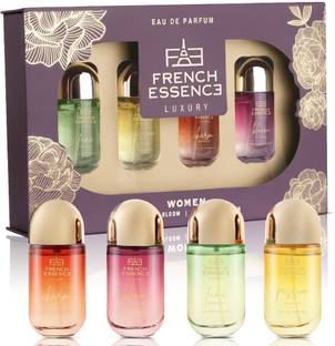 FRENCH ESSENCE Premiun Gift set (Charm,Bloom,Fame and Passion(25Ml Each)) Eau de Parfum  -  100 ml