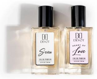 Devot Perfume/ Miniature Set, Seven & Heart Of Love (25 Ml Each) Eau de Parfum  -  50 ml