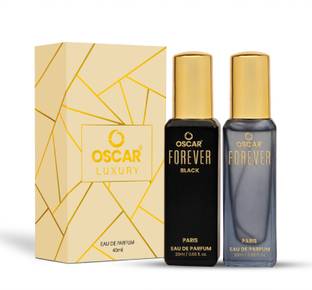 OSCAR FOREVER PARIS & BLACK Perfume Combo |20mlx2| with Citrus and Woody Notes Perfume  -  40 ml