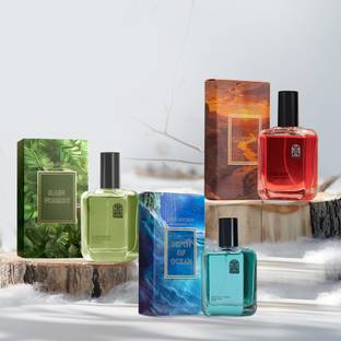 ब्रिट एक्सेंट Combo Pack of 3|Depth Of Ocean-RainForest-Canyon|Parfum|Long-Lasting|Premium| Eau de Toilette  -  150 ml