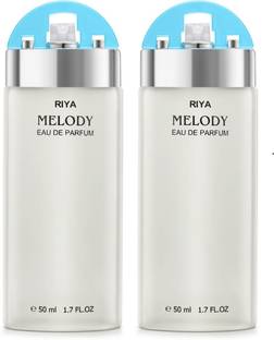 RIYA MELODY Apparel Perfume | Long Lasting Fragrance | Pack of 2 Scent Eau de Parfum  -  100 ml