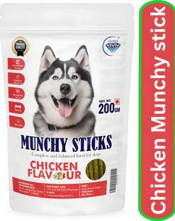 Nitishree Chicken Flavored Munchy Chew Sticks For Dogs All Breeds Dog Treats Chicken Dog & Cat Chew