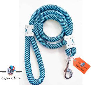 SUPER CHAIN Giant and Strong Dogs Heavy Rope Leash with Hook Dog Leash