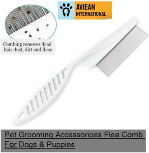 Aviean International Hairbrush Grooming for Dogs Cat Cleaning Supplies Basic Comb Multi-Colour Basic Comb for  Dog