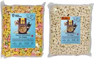 Aviean International 1.4Kg Dog Biscuit Combo (0.7Kg Mix Chicken + 0.7Kg Milk) Biscuits Dog Treats Chicken, Egg, Milk Dog Treat