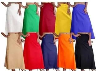 Maa vaishno collection Petticoat for women [3PCs of Combo] Pure Cotton Petticoat